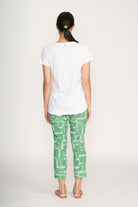 FOIL - FOIL Fuss Free Capri | Lush Leaves - Pants - Silvermaple Boutique 