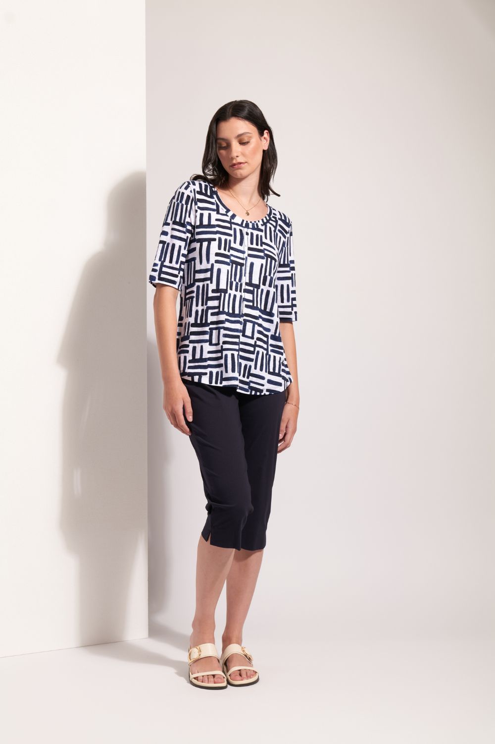 FOIL - FOIL Leading Lady Top | Block & Roll - Top - Silvermaple Boutique 