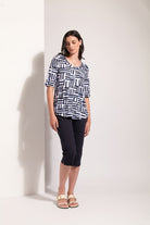 FOIL - FOIL Leading Lady Top | Block & Roll - Top - Silvermaple Boutique 