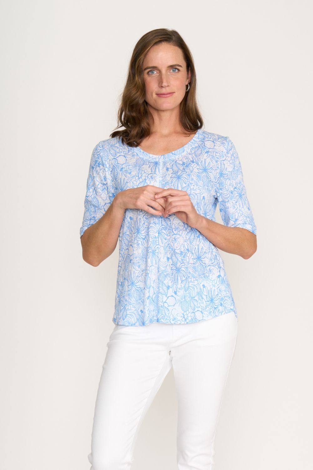 FOIL - FOIL Leading Lady Top | Calypso - Top - Silvermaple Boutique 