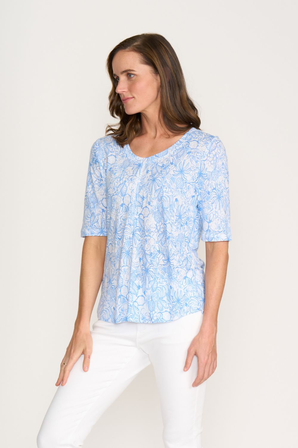 FOIL - FOIL Leading Lady Top | Calypso - Top - Silvermaple Boutique 