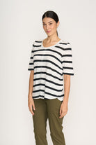 FOIL - FOIL Leading Lady Top | Stripe - Top - Silvermaple Boutique 
