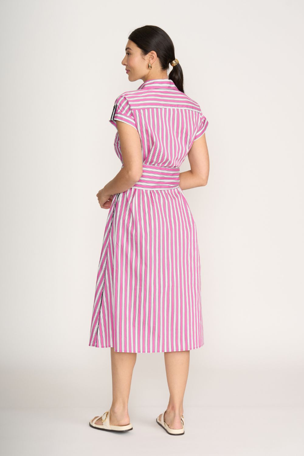 FOIL - FOIL Masterclass Dress | Lipstick Stripe - Dress - Silvermaple Boutique 