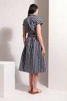 FOIL - FOIL Masterclass Dress | Navy Stripe - Dress - Silvermaple Boutique 
