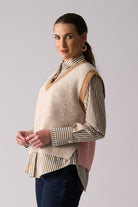 FOIL - FOIL Plush Love Vest | Pink Combo - Vest - Silvermaple Boutique 