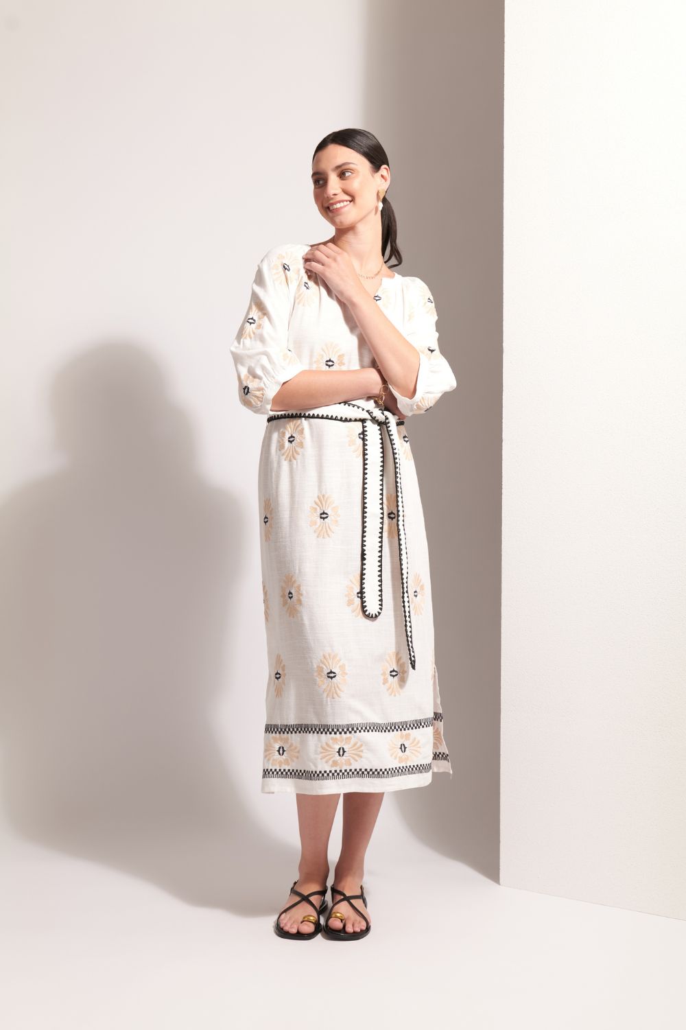 FOIL - FOIL Sew N' Sew Dress | Sand Geo - Dress - Silvermaple Boutique 