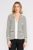 FOIL - FOIL Soft Application Jacket | Stripe - Jacket - Silvermaple Boutique 
