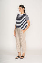 FOIL - FOIL Stripe Hype Tee | Stripe Mix - Top - Silvermaple Boutique 