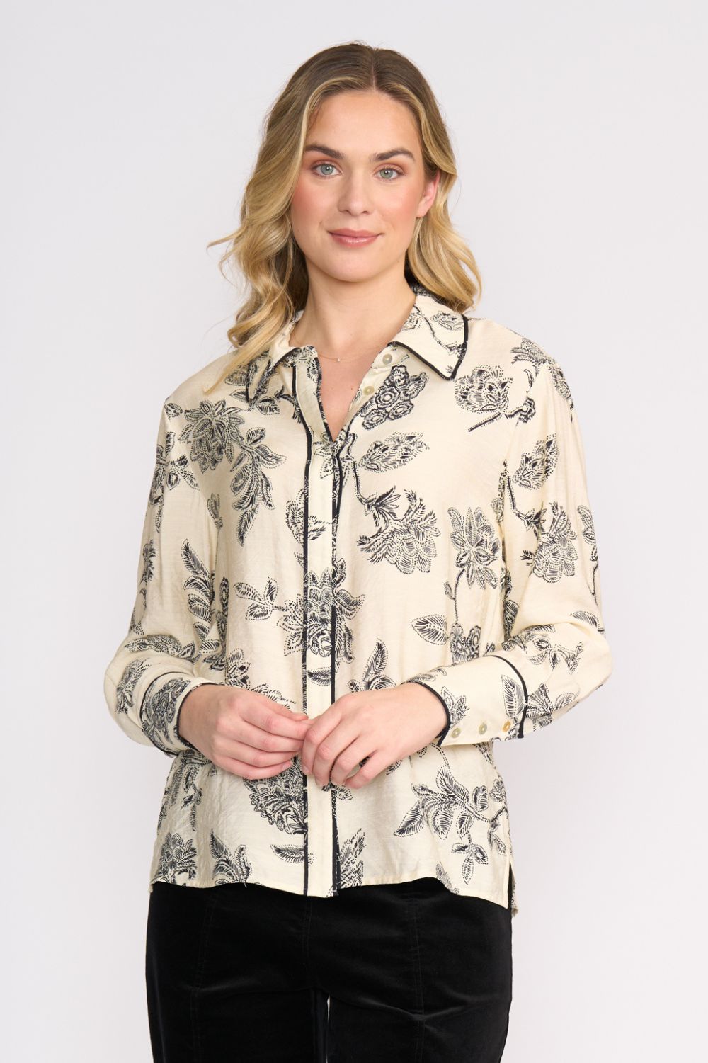 FOIL - FOIL Thread Tales Shirt | Ivory Folklore - Shirt - Silvermaple Boutique 