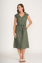 FOIL - FOIL You Little Zipper Dress | Sage - Dress - Silvermaple Boutique 