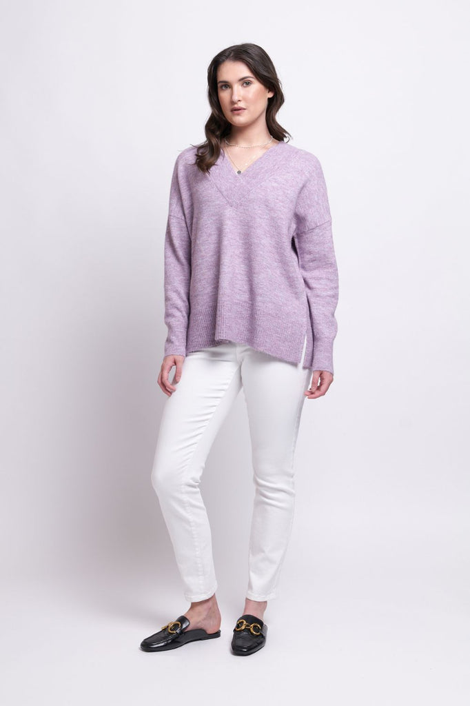 FOIL Come Through Sweater | Lilac_Silvermaple Boutique