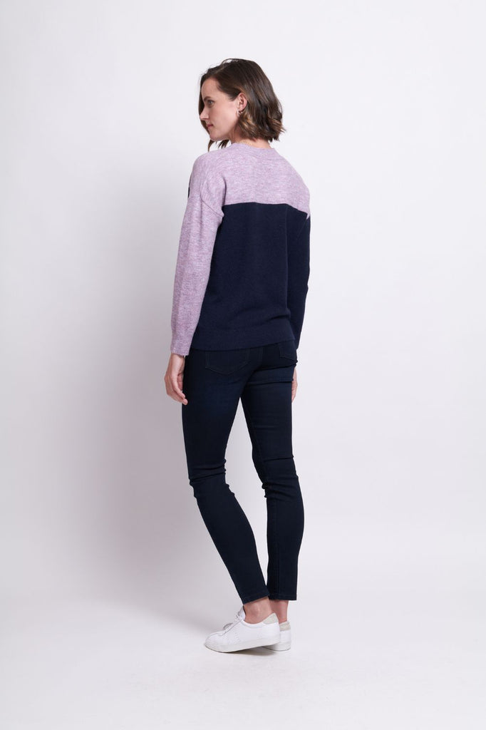 FOIL Cubist Sweater | Duckegg Combo_Silvermaple Boutique