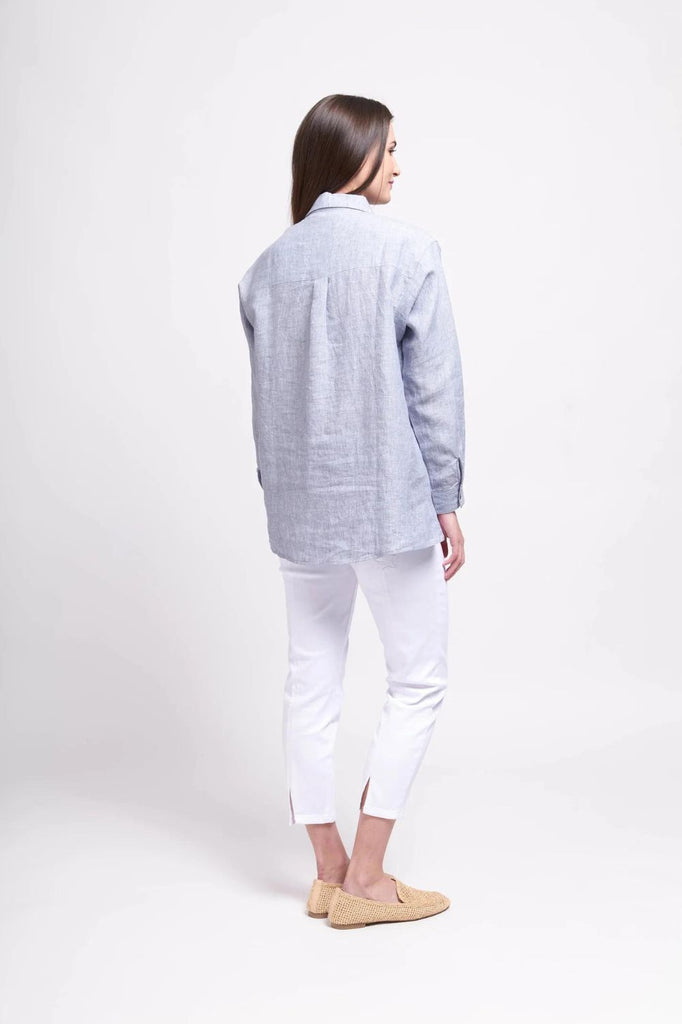 Foil Clothing High Roller Shirt | Chambray_Silvermaple Boutique