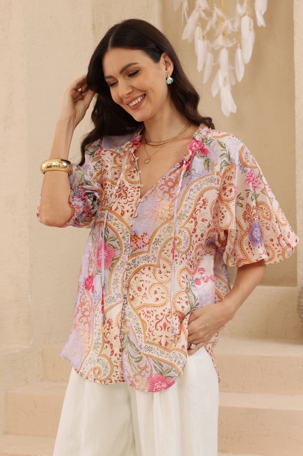 Fashion Curated - Alba Blouse | Lilac Reverie - Blouse - Silvermaple Boutique 