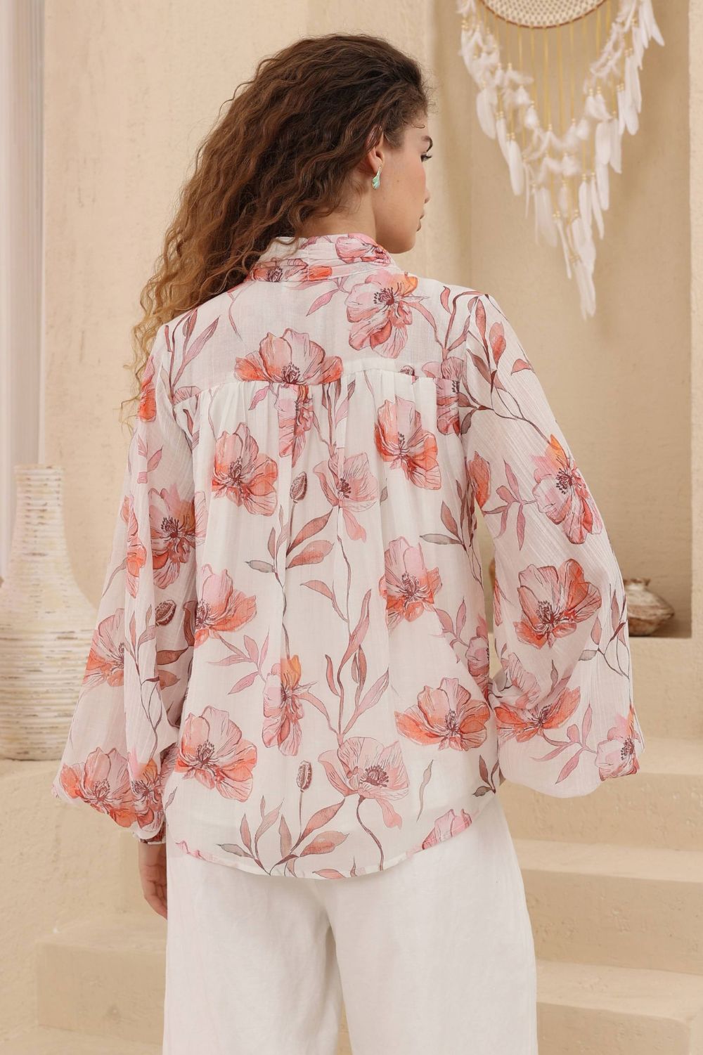 Fashion Curated - Colette Blouse | April Blossom - Blouse - Silvermaple Boutique 