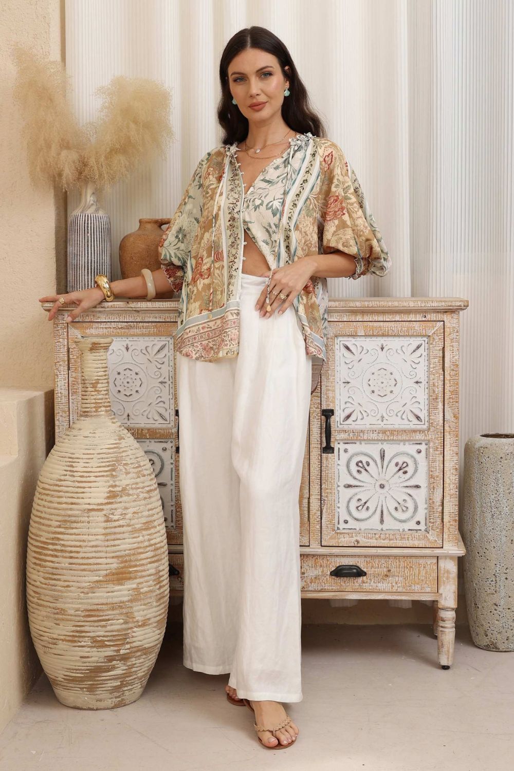 Fashion Curated - Darcy Blouse | Gypsy Rose - Blouse - Silvermaple Boutique 