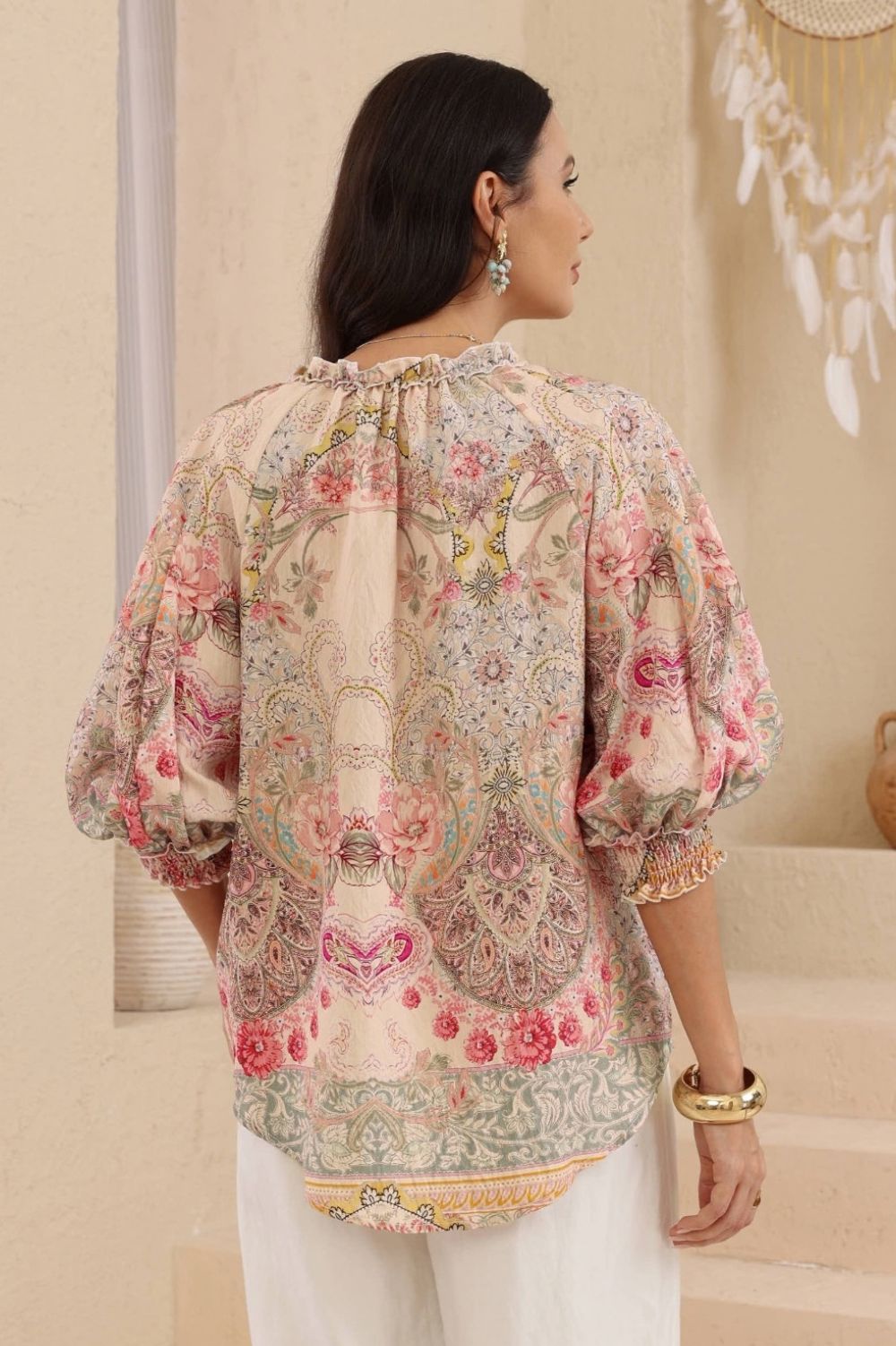 Fashion Curated - Nell Blouse | Vintage Rose - Blouse - Silvermaple Boutique 