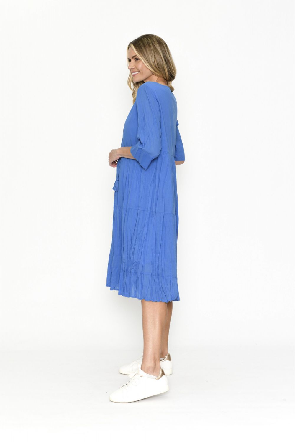 Fashion Express - Amber Dress | Blue - Dress - Silvermaple Boutique 