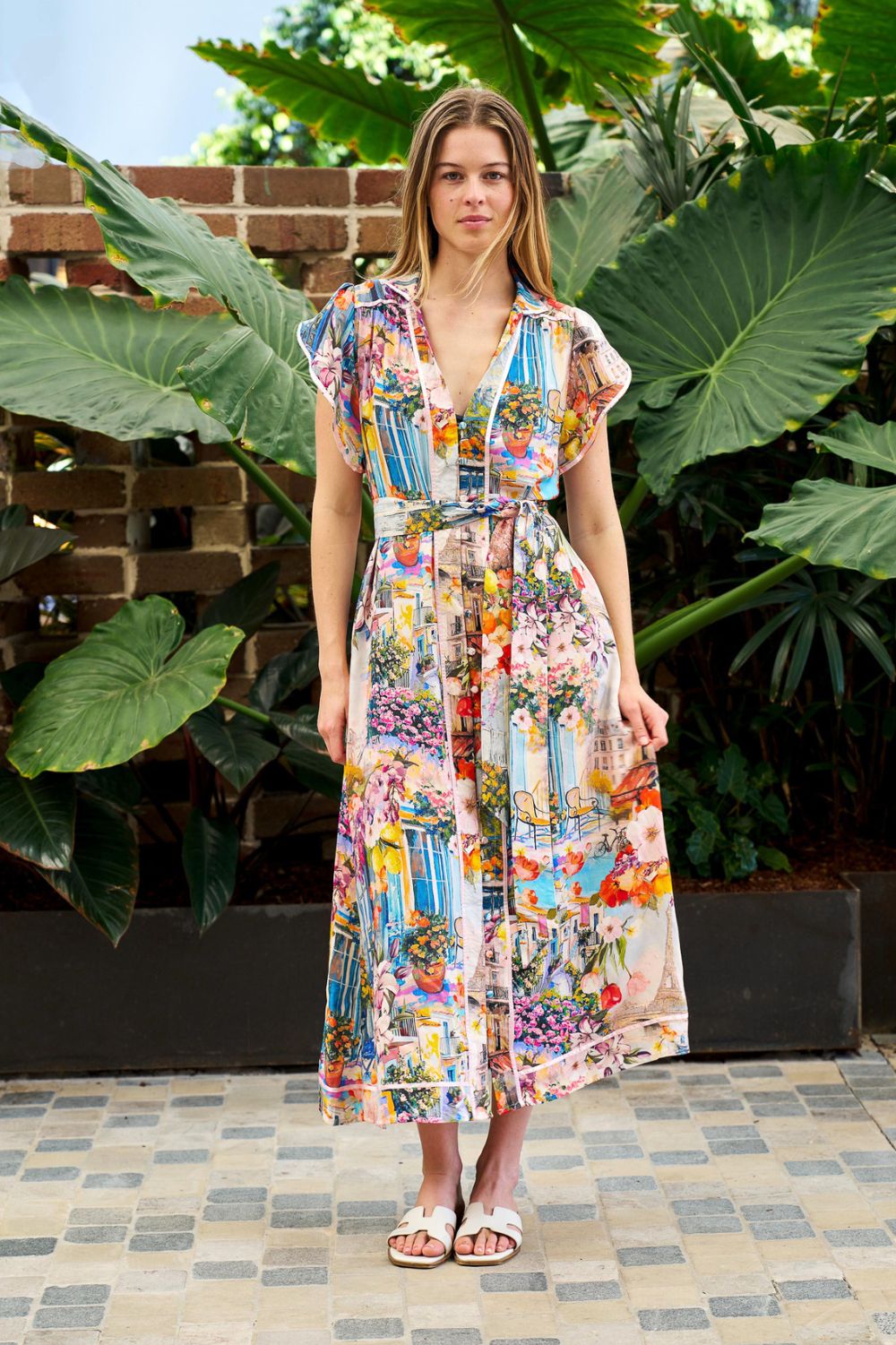 Fashion Express - Corinne Midi Dress | Paris Summer - Dress - Silvermaple Boutique 