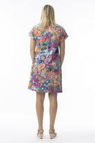 Fashion Express - Ikebana Reversible Dress | Oriental Bloom - Dress - Silvermaple Boutique 