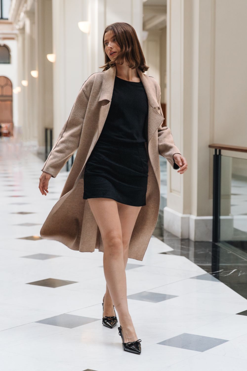 Fashion Express - Ivy Wrap Coat | Oatmeal - Coat - Silvermaple Boutique 