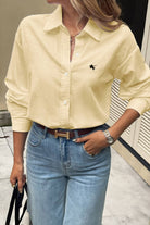 Fashion Express - Luxe Polo Shirt | Lemon - Shirt - Silvermaple Boutique 