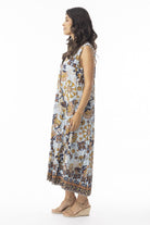 Fashion Express - Macieo Dress | Azure Garden - Dress - Silvermaple Boutique 