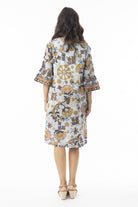 Fashion Express - Macieo Relaxed Dress | Azure Garden - Dress - Silvermaple Boutique 