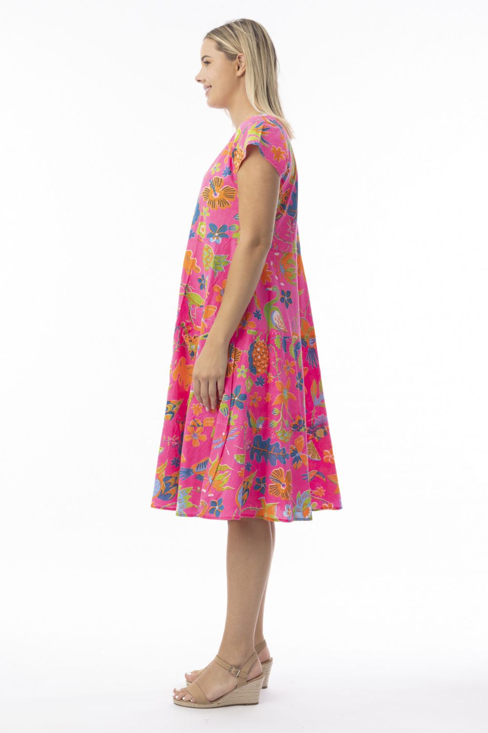 Fashion Express - Miraflores Dress | Pink Paradise - Dress - Silvermaple Boutique 