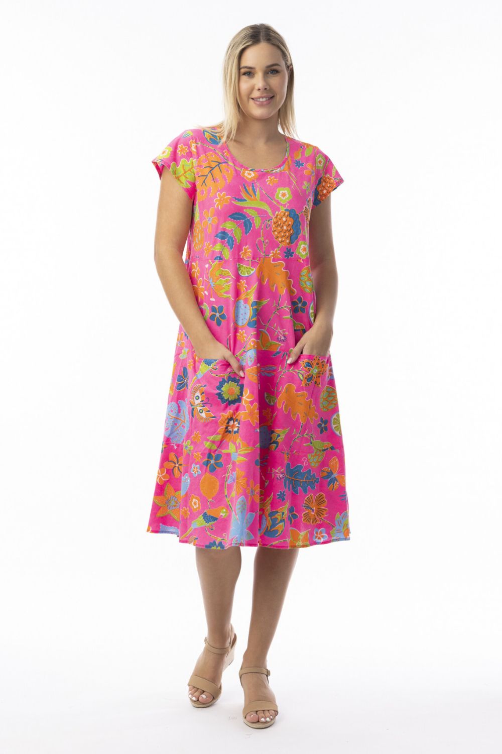 Fashion Express - Miraflores Dress | Pink Paradise - Dress - Silvermaple Boutique 