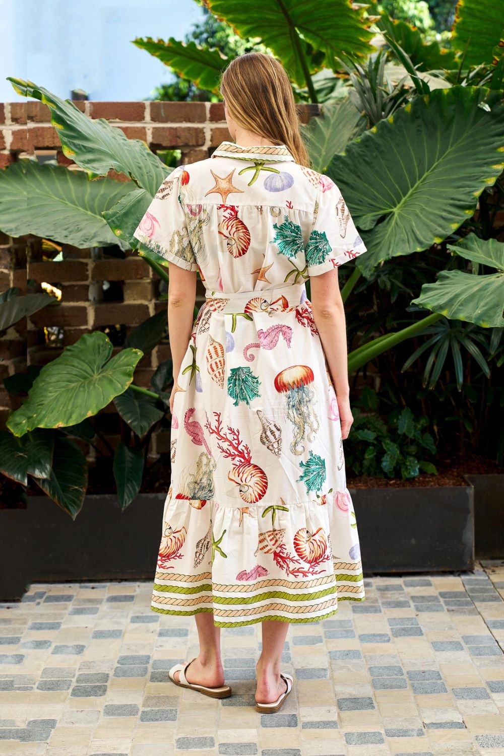 Fashion Express - Oceanic Midi Dress | Sea World - Dress - Silvermaple Boutique 