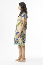 Fashion Express - Playa Brava Patch Dress | Khaki Floral - Dress - Silvermaple Boutique 