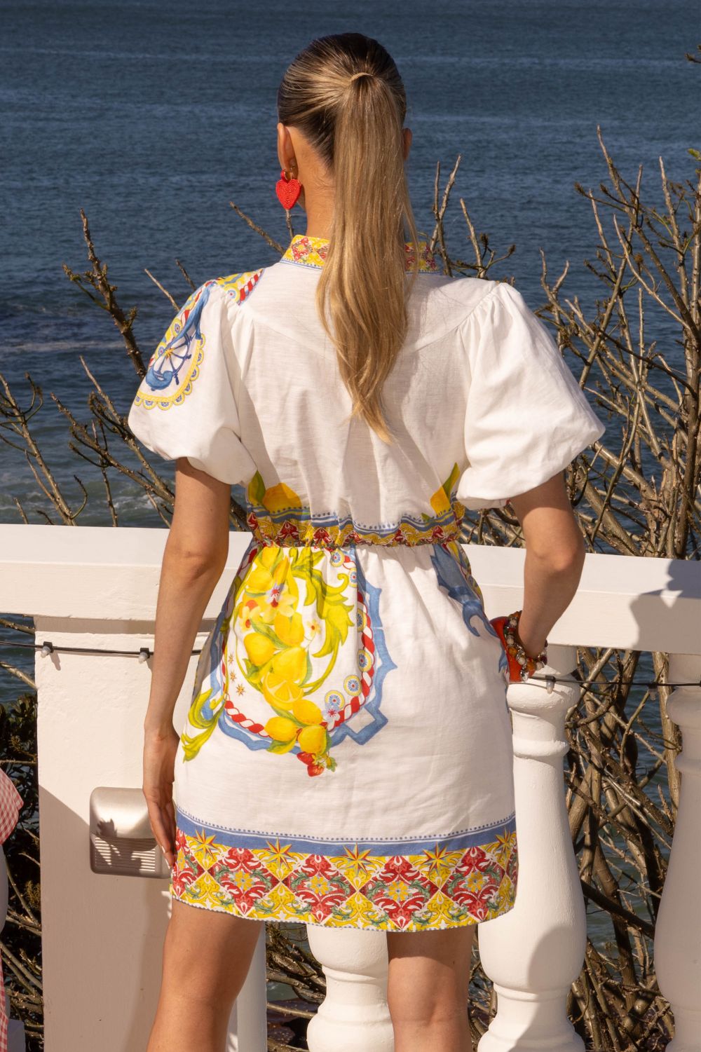 Fashion Express - Positano Short Dress | White Coast - Dress - Silvermaple Boutique 