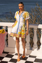 Fashion Express - Positano Short Dress | White Coast - Dress - Silvermaple Boutique 