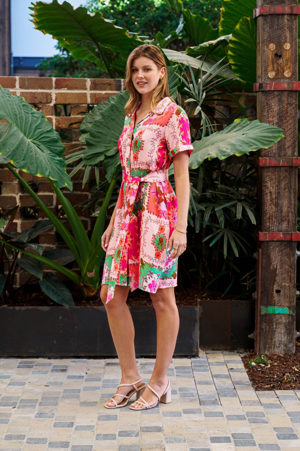 Fashion Express - Sandoval Dress | Hibiscus Blush - Dress - Silvermaple Boutique 