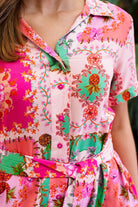 Fashion Express - Sandoval Dress | Hibiscus Blush - Dress - Silvermaple Boutique 