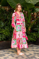 Fashion Express - Sandoval Midi Dress | Hibiscus Blush - Dress - Silvermaple Boutique 