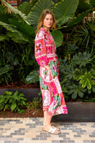 Fashion Express - Sandoval Midi Dress | Hibiscus Blush - Dress - Silvermaple Boutique 