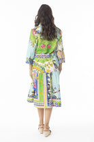 Fashion Express - Sante Fe Collar Dress | Artisan Flora - Dress - Silvermaple Boutique 