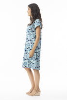 Fashion Express - Selaron Reversible Dress | Blue Meadow - Dress - Silvermaple Boutique 
