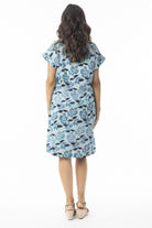 Fashion Express - Selaron Reversible Dress | Blue Meadow - Dress - Silvermaple Boutique 