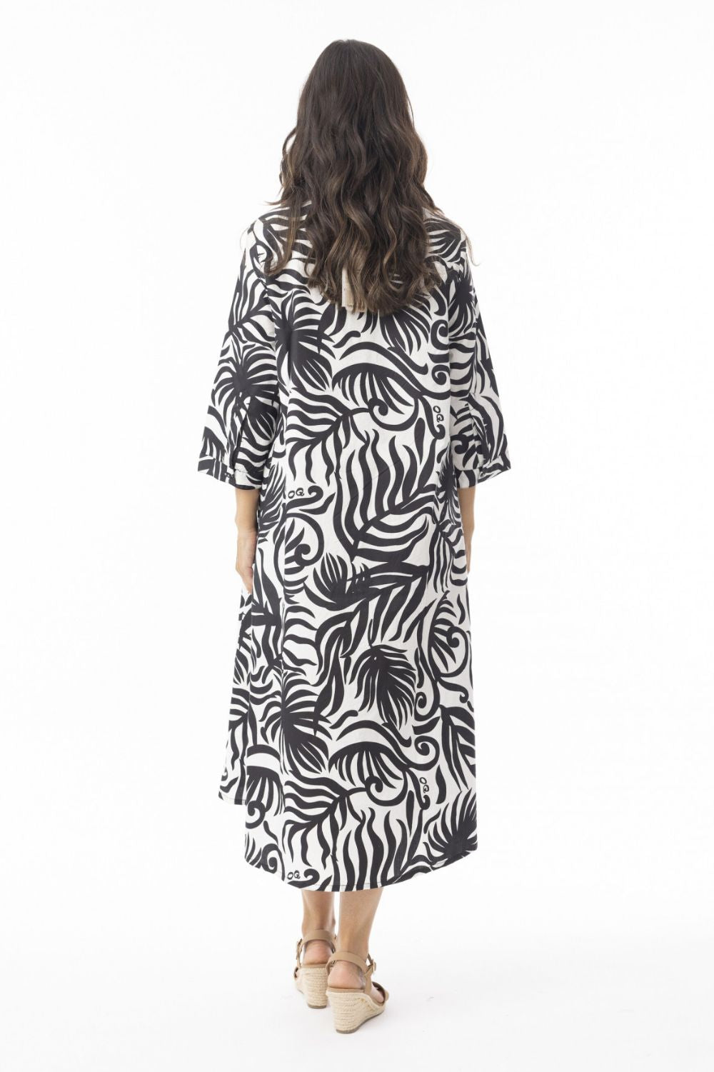 Fashion Express - Suriname Shirt Dress | Black - Dress - Silvermaple Boutique 