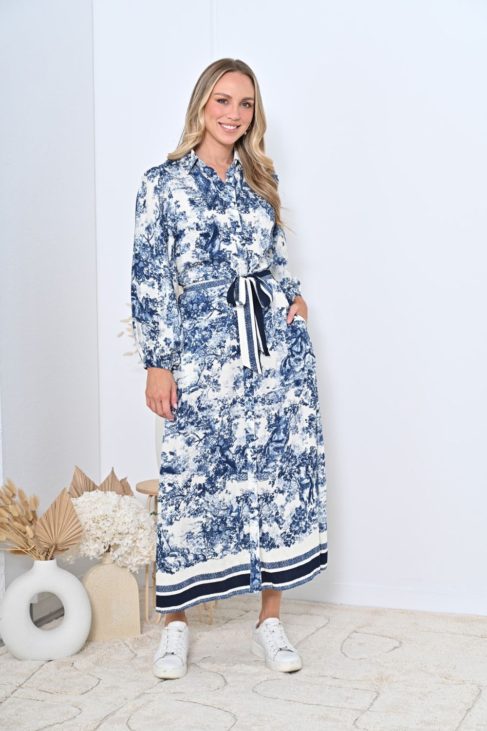 Fashion Express - Willow Shirt Dress | Ink Toile - Dress - Silvermaple Boutique 