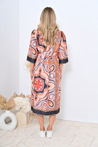 Fashion Express - Zanzibar Shirt Dress | Rustic Swirl - Dress - Silvermaple Boutique 