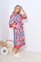 Fashion Express - Zanzibar Shirt Dress | Sorbet Swirl - Dress - Silvermaple Boutique 