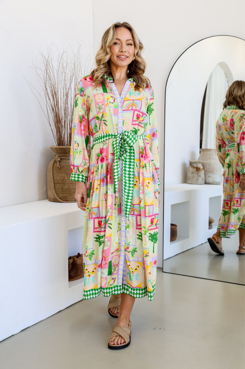 Fashion Express - Parisian Maxi Shirt Dress | Summer in Paris - Dress - Silvermaple Boutique 