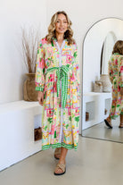 Fashion Express - Parisian Maxi Shirt Dress | Summer in Paris - Dress - Silvermaple Boutique 