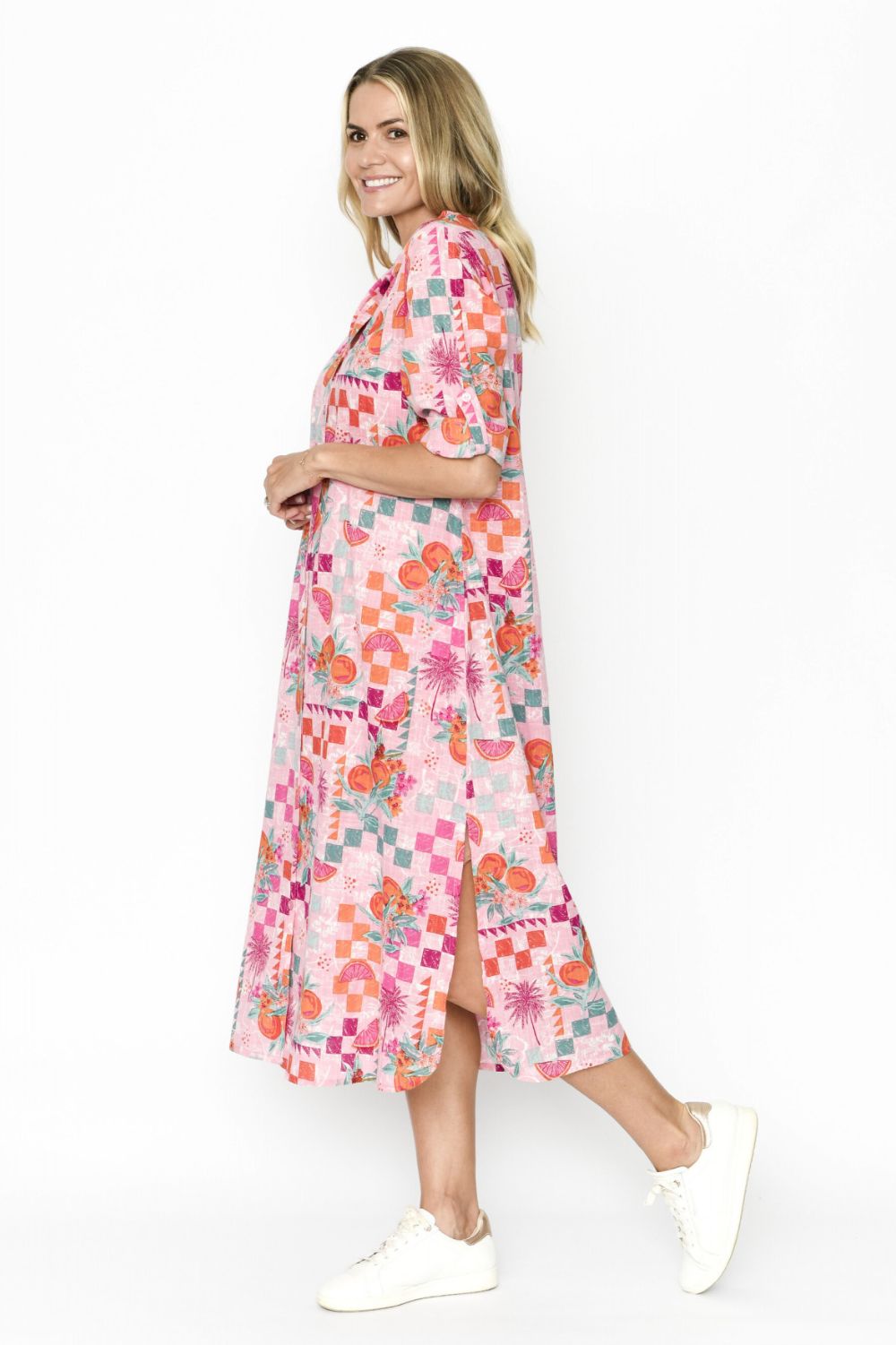 Fashion Express - Sofia Shirt Dress | Blossom - Dress - Silvermaple Boutique 