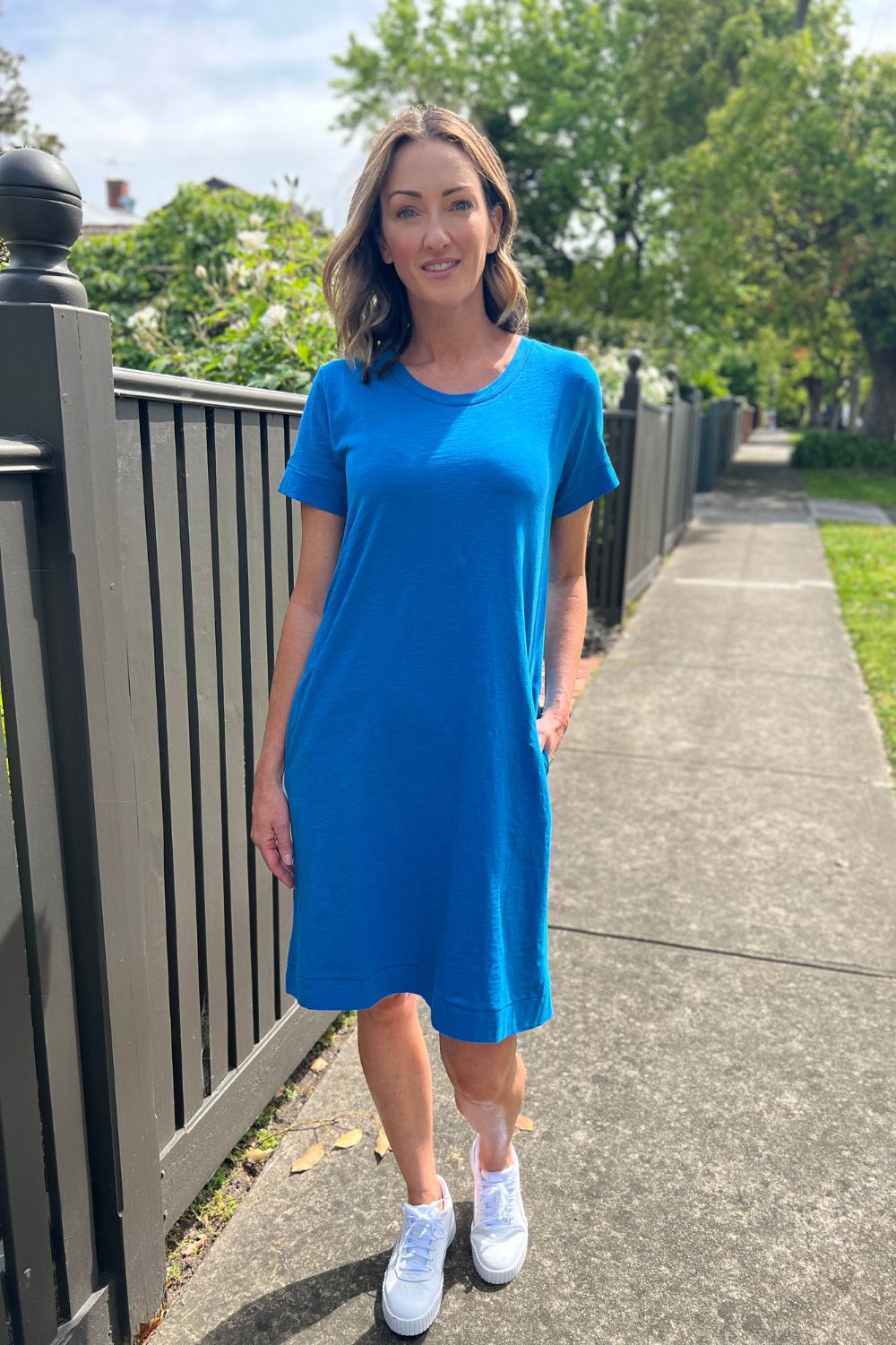 FOIL - Frock & Roll Dress | Azure - Dress - Silvermaple Boutique 