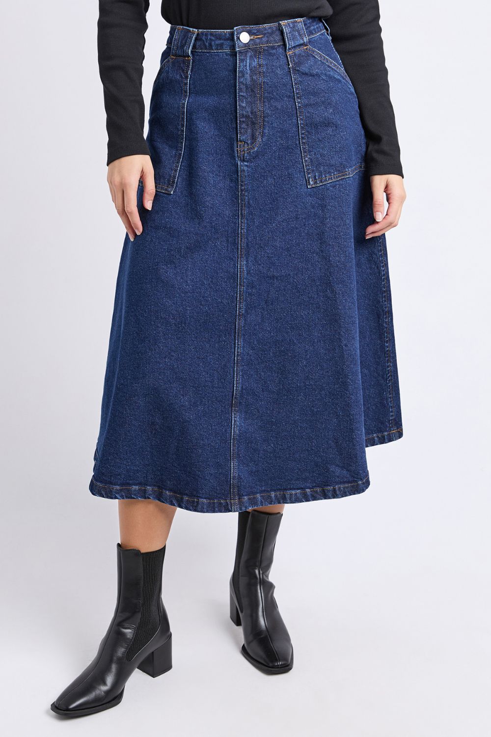 Foxwood - Potter Skirt | Indigo - Skirt - Silvermaple Boutique 